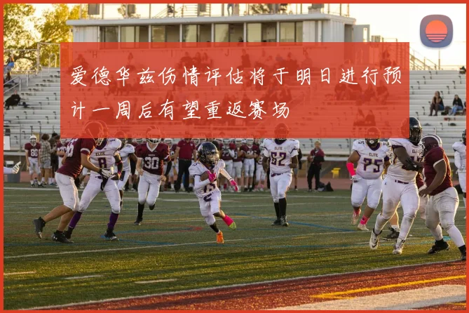 爱德华兹伤情评估将于明日进行预计一周后有望重返赛场