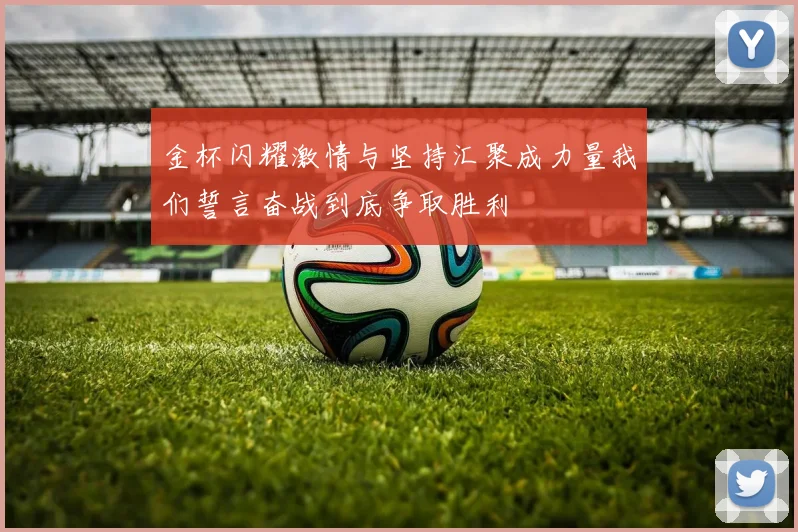 金杯闪耀激情与坚持汇聚成力量我们誓言奋战到底争取胜利